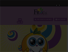 Tablet Screenshot of frocofreshfrozen.com